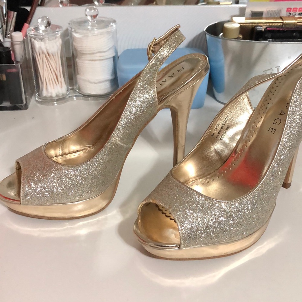 Glitter heels